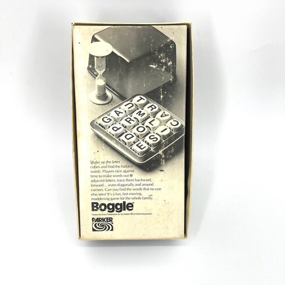 Vintage 1976 Boggle Game in Box Complete by Parker Brothers **READ** - Picture 2 of 8
